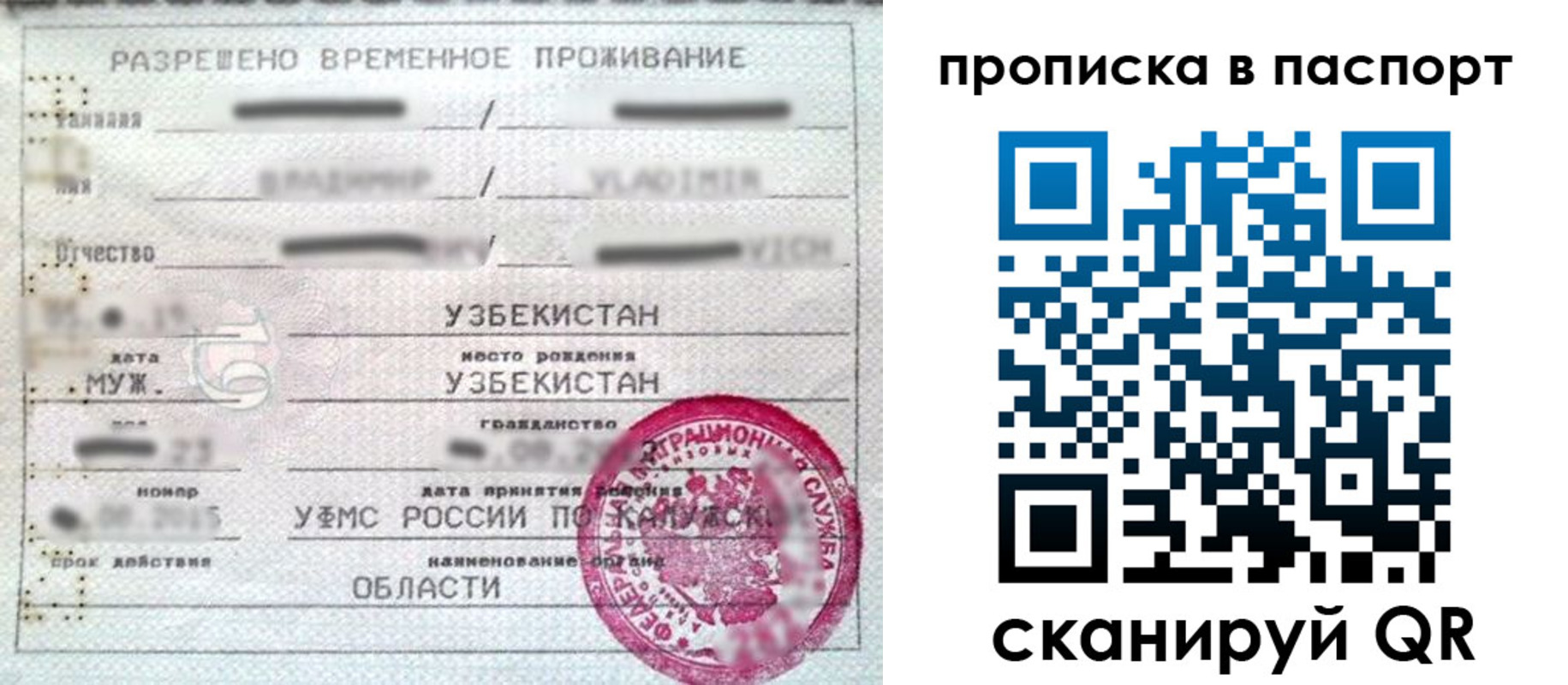 временная регистрация в Емве